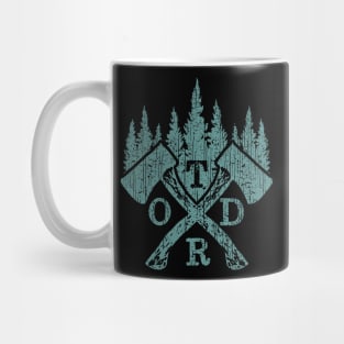 OTDR | Outdoor Adventure Wilderness Green Grunge Mug